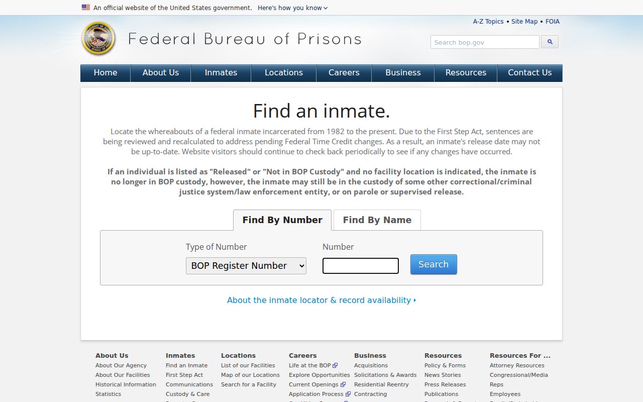 Hickman County arrest records compared with the federal inmate locator